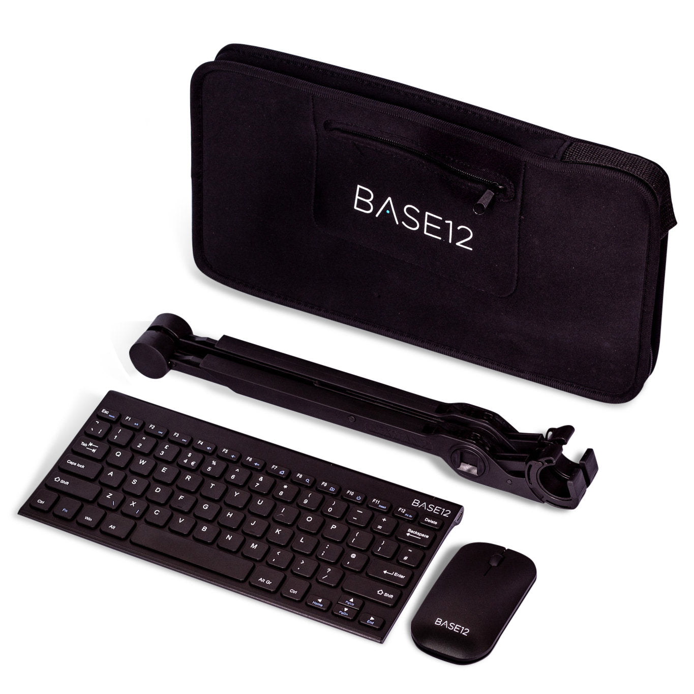 Kit de trabalho remoto K2 - pacote de suporte para laptop, teclado e mouse